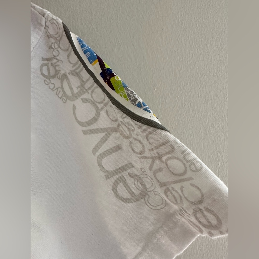 Enyce Y2K Cotton White Tee Shirt Size Medium - Picture 6 of 12